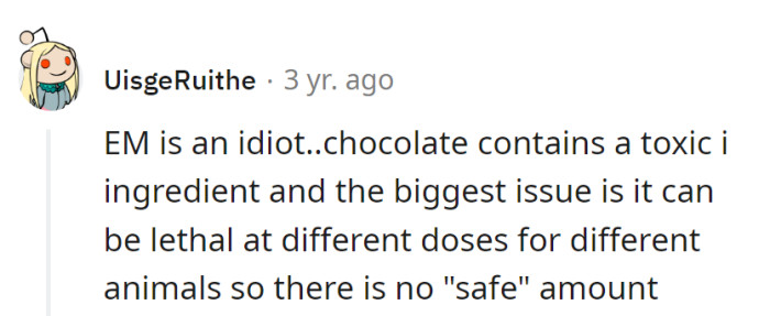 Seems like someone missed the 'Pets 101: No Chocolate' memo. It's not just a forbidden treat; it's the VIP pass to a pet emergency room!