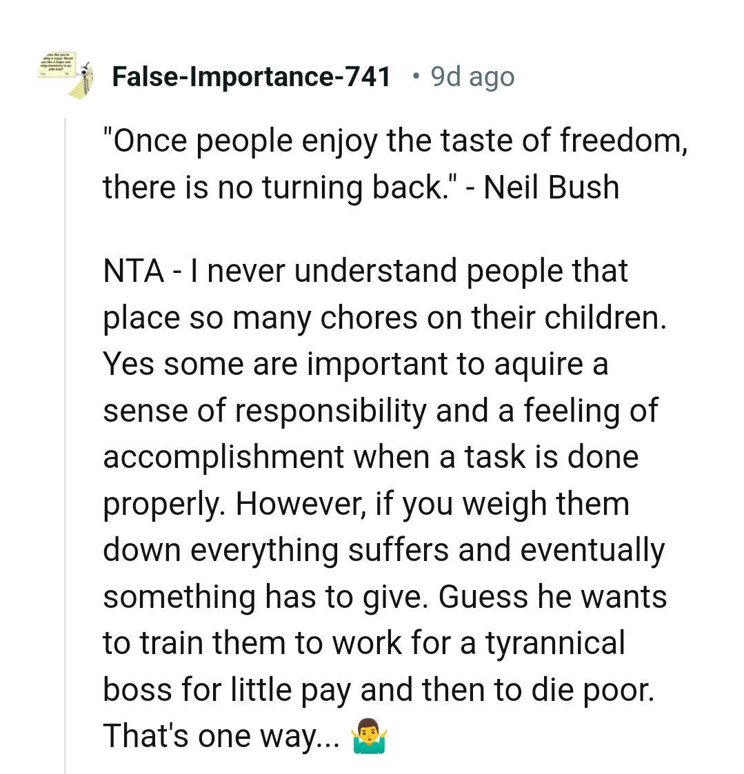 Why Place So Many Chores on Children?