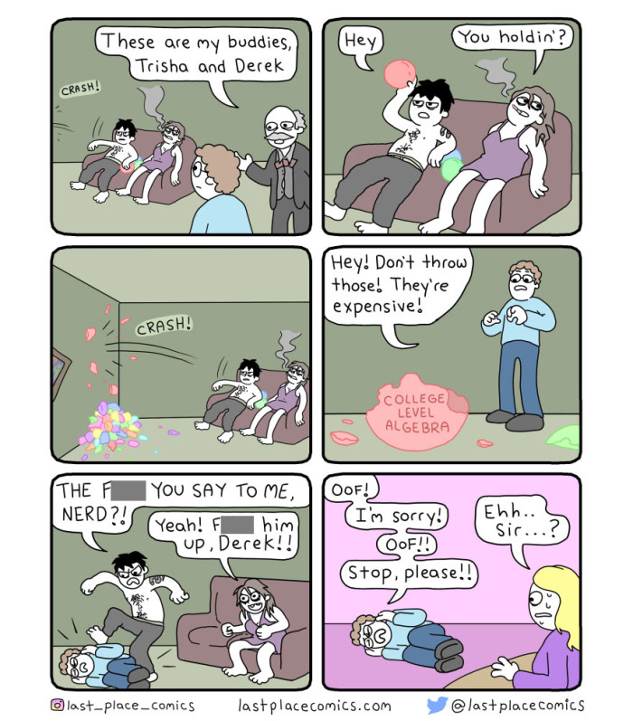 This is so dark but provides a good perspective on the life of someone going through this.