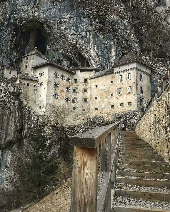 The Predjama Castle In Slovenia