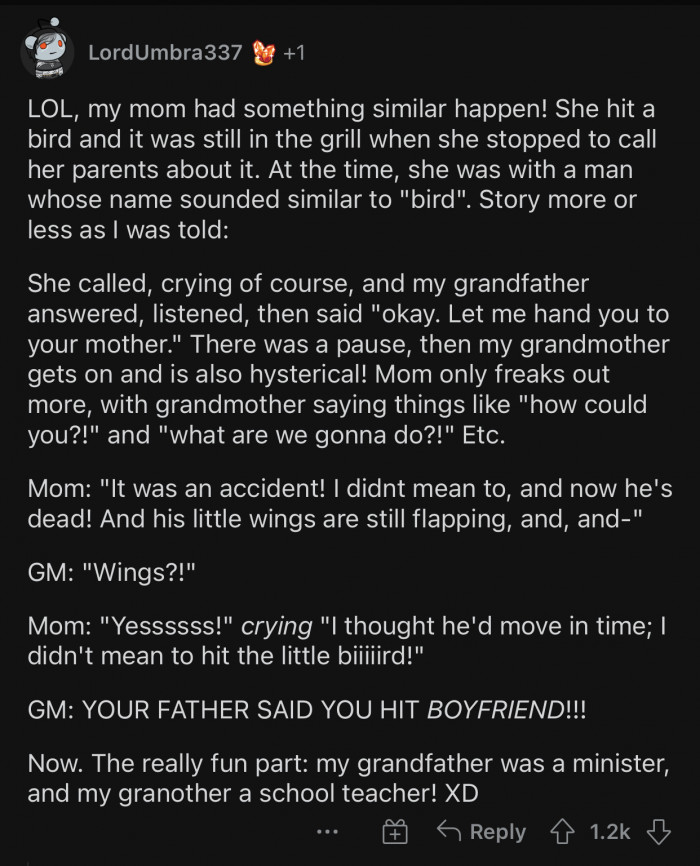 Another user also had a similarly confusing situation with their family.