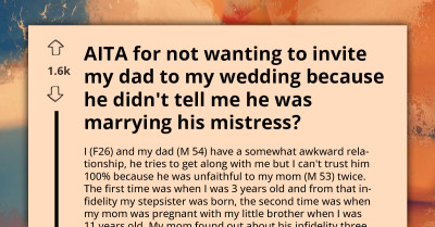 Bride-To-Be Exiles Dad From Wedding For Abandoning Family And Secretly Tying Knot With His Mistress