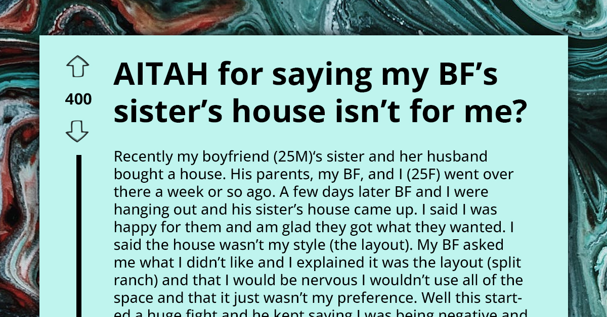 Woman Gets Into Fight With Boyfriend After Saying She Doesn't Like His Sister's House, He Took It As Personal Attack