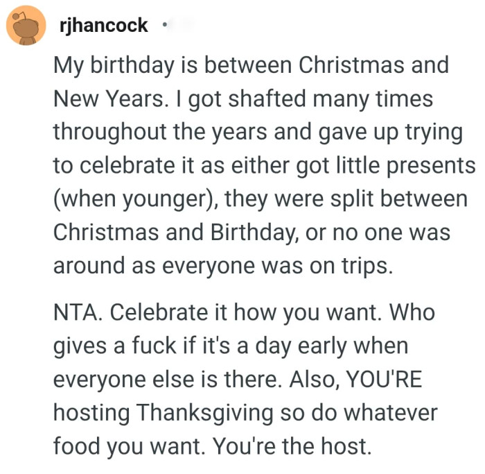 Celebrate it how you want