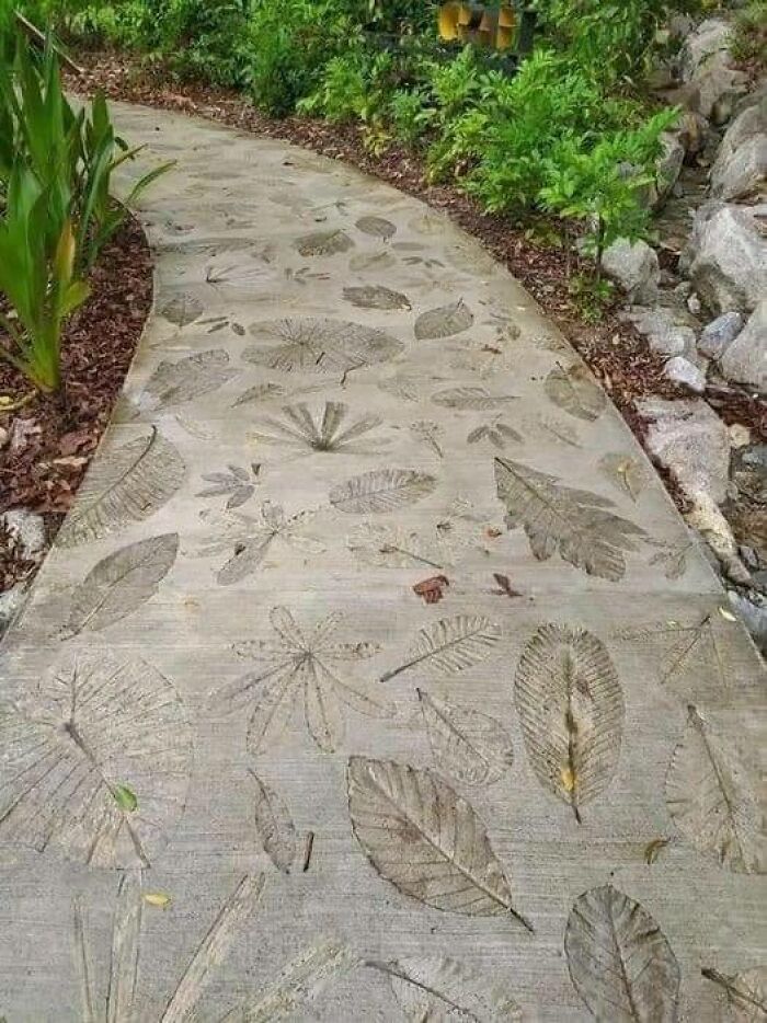 Make your concrete path more interesting
