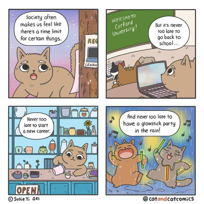 25. It's never too late