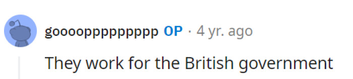 Ah, well, that explains it. They must think 