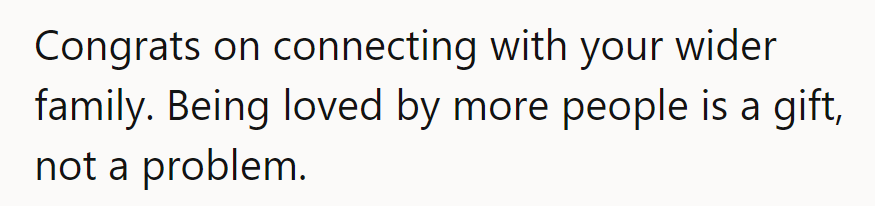 Congrats on broadening their circle! More love, less drama—it's a win-win!