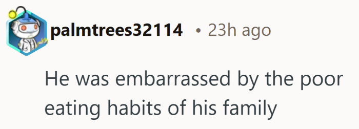 Sometimes the loudest reaction says more about embarrassment than vegetables ever could.