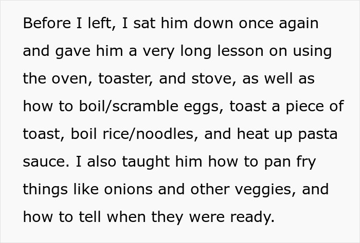 She took time to teach her boyfriend.