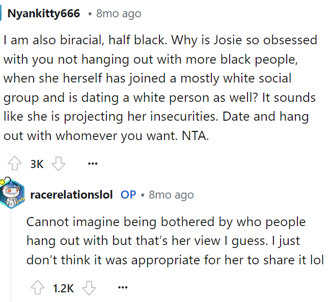 It doesn't seem like OP is too bothered by it, but I was honestly just tired of hearing Josie openly talk about how she felt.