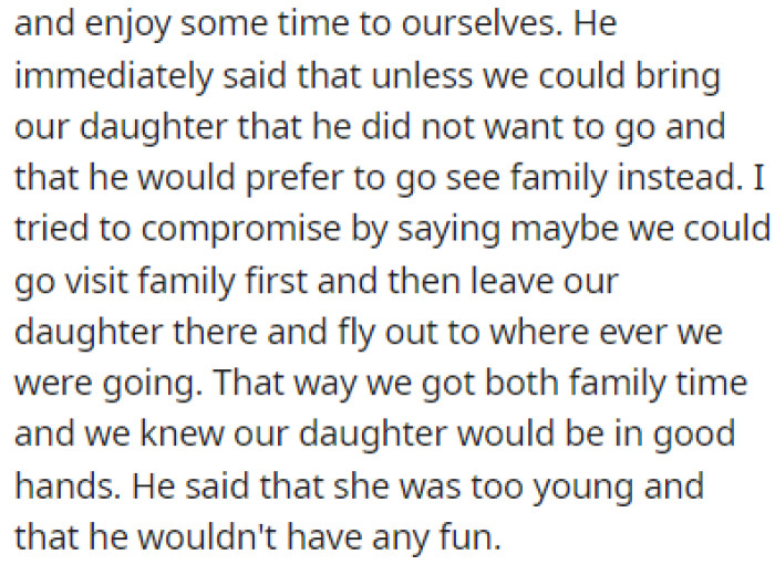 Jax immediately responded by saying that he doesn't want to go without their daughter