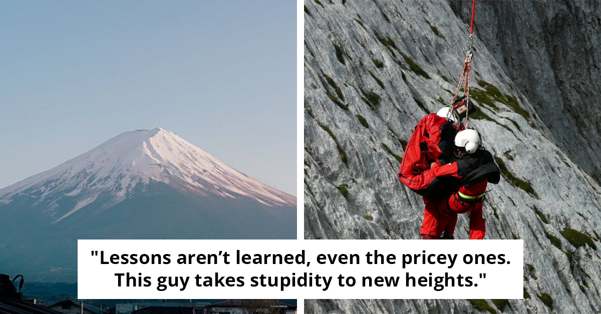 How a Student Ended Up Needing Rescuing Twice On Mount Fuji