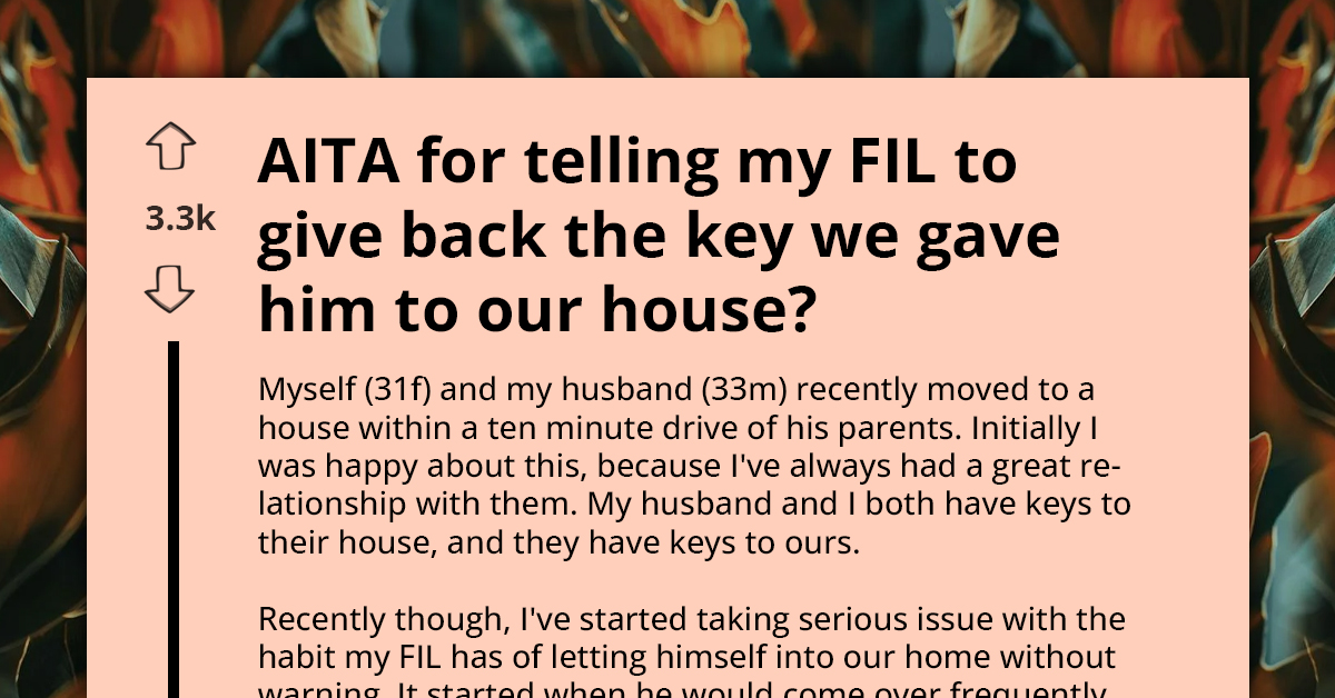 Redditor Called Out By Husband For Telling Father-In-Law To Stop Barging In Uninvited