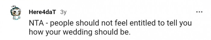 Entitlement should never be tolerated