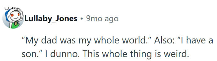 A little confusing, sure—but grief rarely comes with a tidy family tree.