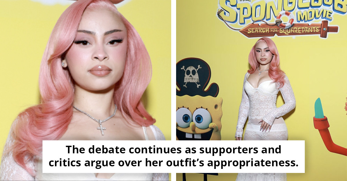Ice Spice Criticized for Controversial Attire at SpongeBob Kids' Event