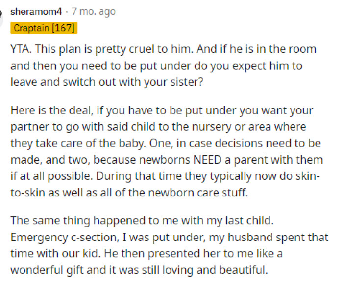 It's pretty cruel to him for sure, but we're not sure if she even sees it that way because clearly she doesn't understand why this isn't okay.