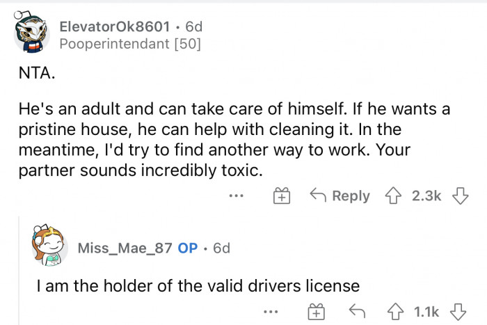 Her partner does sound toxic. It's crazy to see everyone commenting on her relationship and giving her advice on what to do.