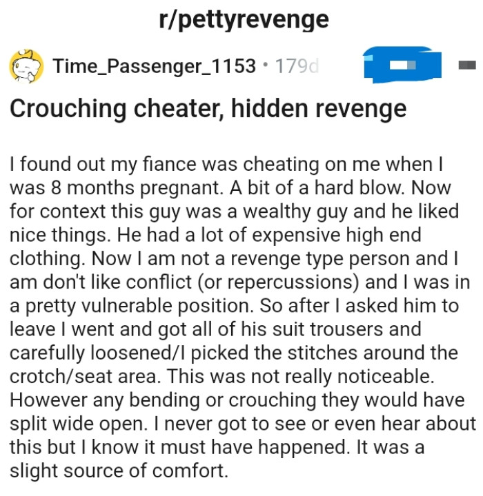 The OP kicks off her story, and it's a pretty straightforward one