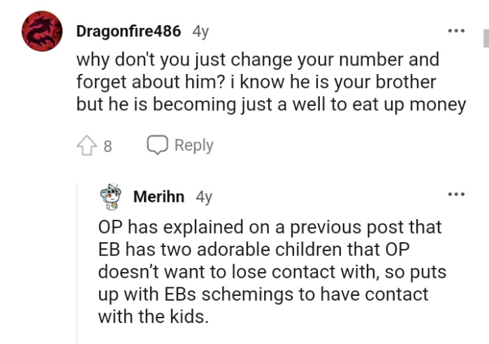 The OP should change her number