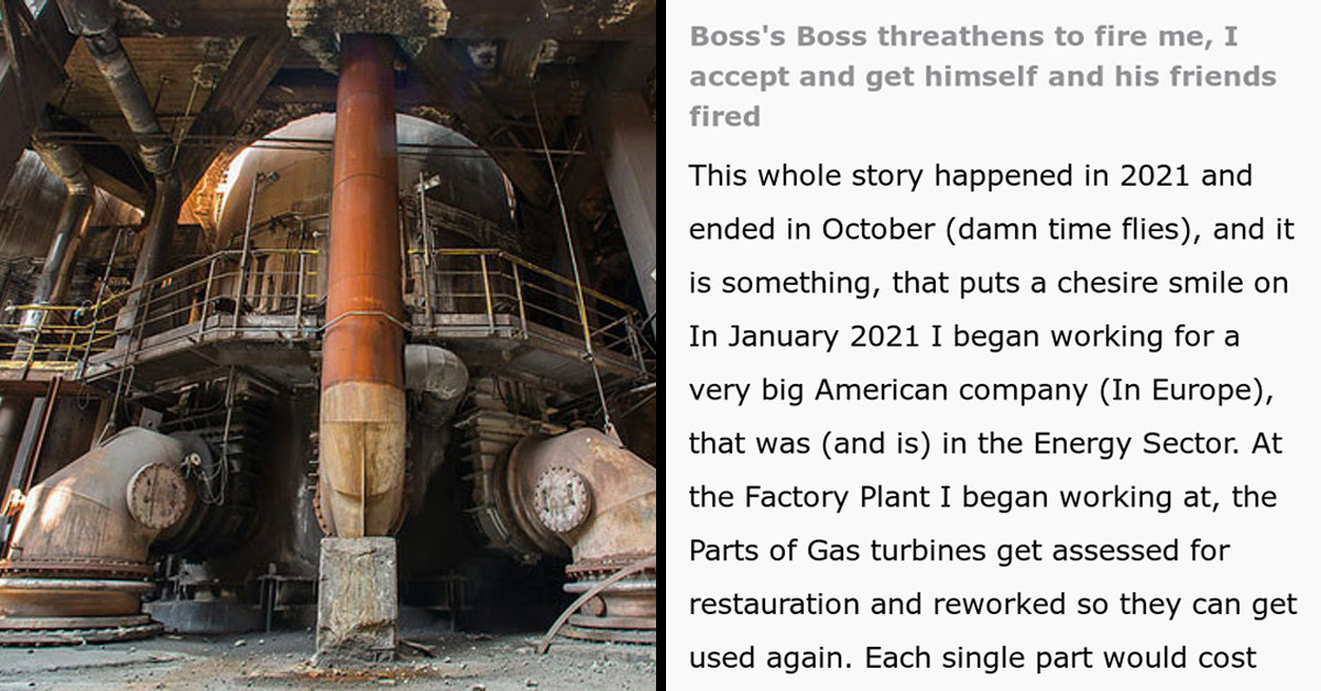 Man Brings Down An Entitled Clique At Work And Gets Them All Fired After They Tried To Set Him Up