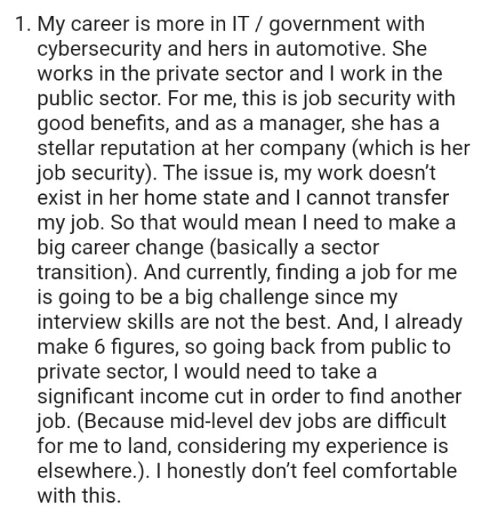 The OP starts listing the issues he's likely to face