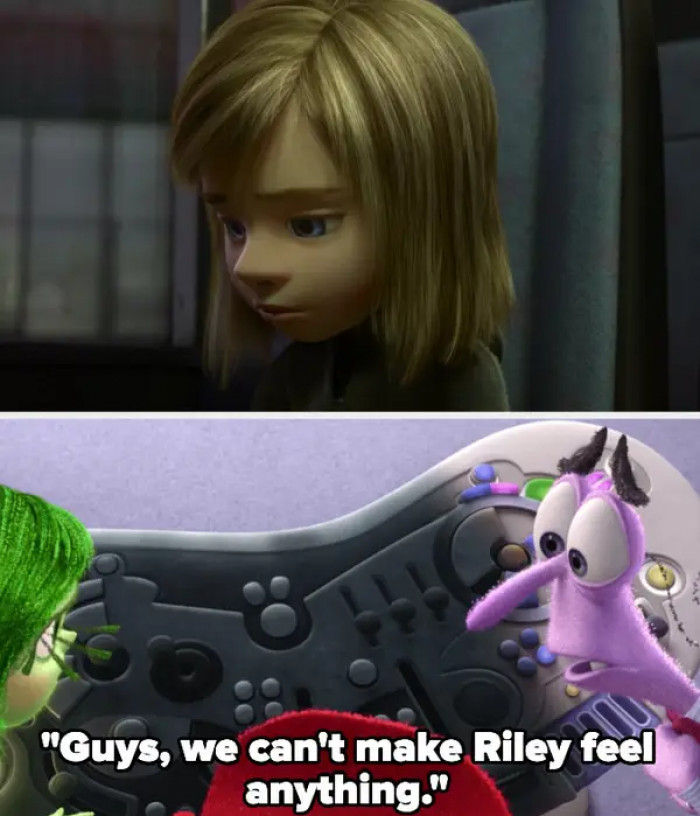 17. Inside Out (2015): They showed Riley, an 11-year-old girl, dealing with depression.