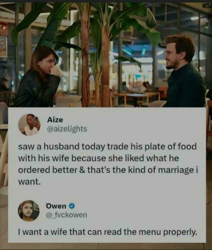 "I'm The Wife In This Scenario"