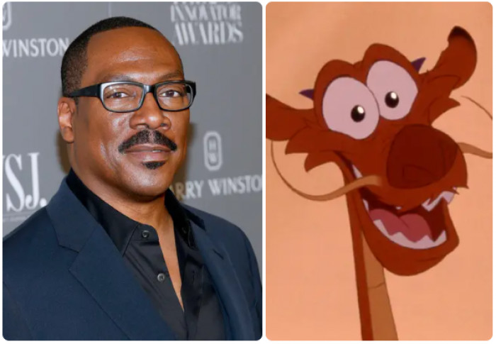 32. Eddie Murphy as Mushu in Mulan