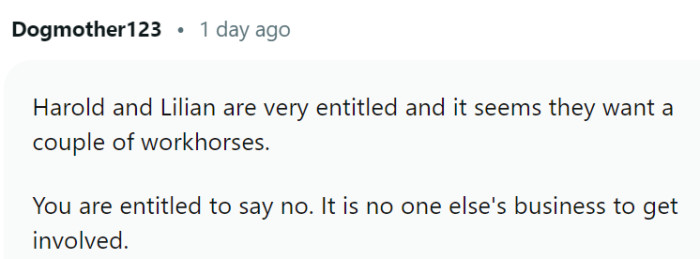 They just want workhorses.