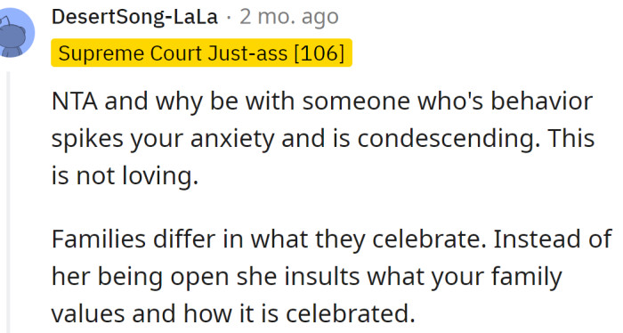 Why stay with someone whose actions cause you anxiety?