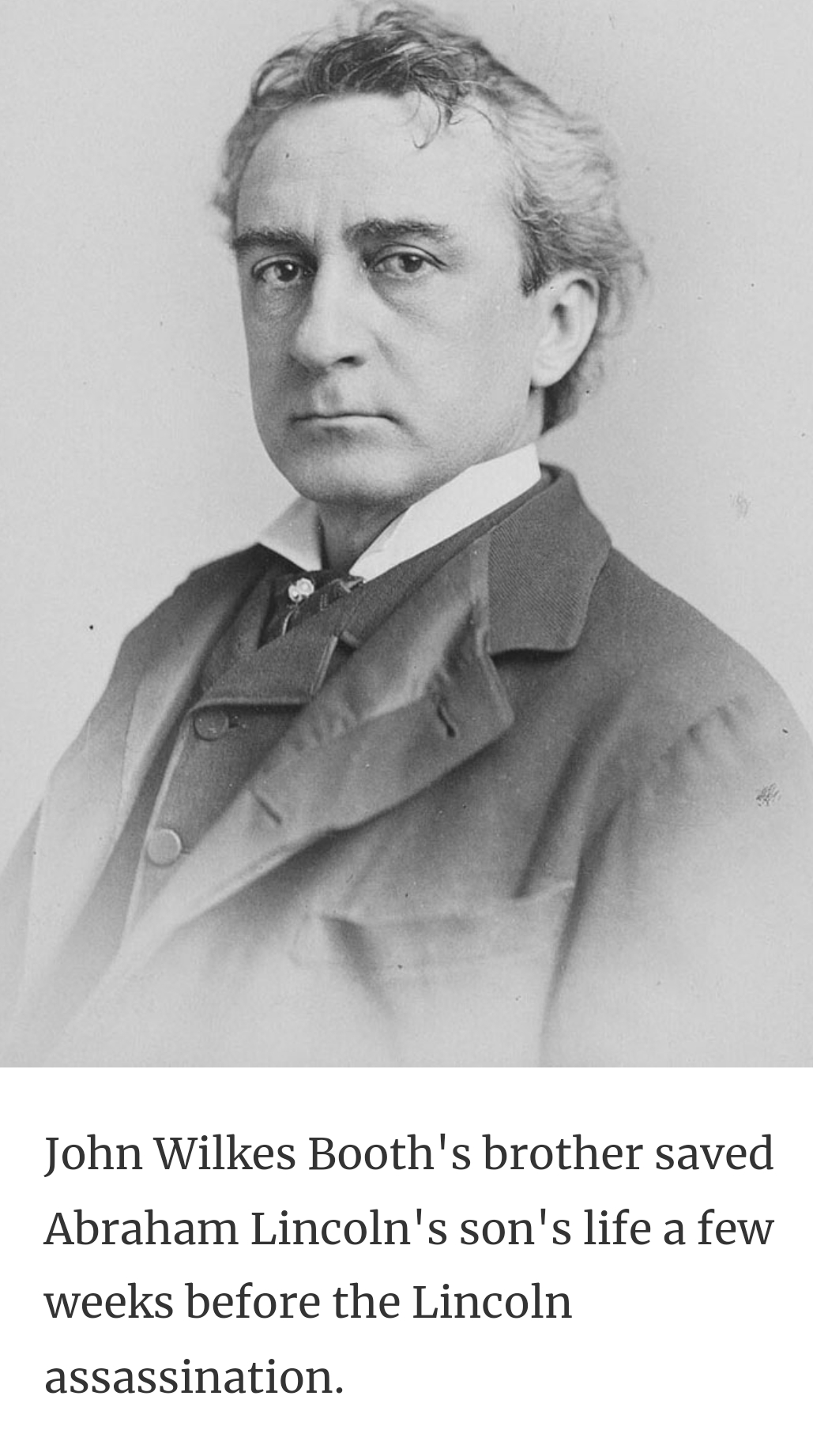 28. The Lincoln assassination