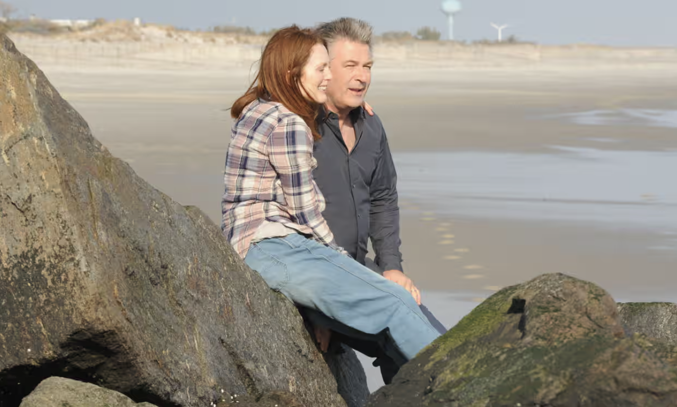 Working on this film, away from her husband, Bart Freundlich, and their two adult children, was emotionally heavy yet also freeing for her.