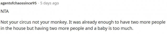 Basically, a lot of people are saying it isn't her responsibility.