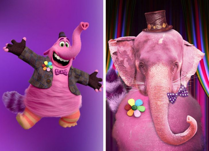 15. A real-life version of Bing Bong isn't as charming as he is in the animated film, sadly!