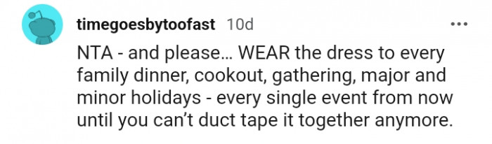 16. Wear the dress to all occasions