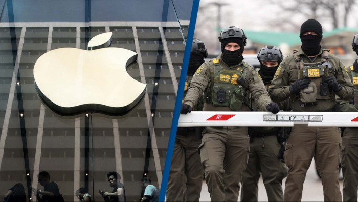 Apple internal memo document highlighted, sparking public backlash over Minneapolis ICE shootings response