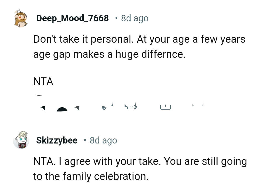 A few years' age gap makes a lot of difference