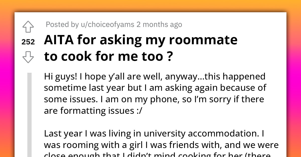 Woman Gets Her Revenge After Her Roommate Refused To Share Meal Despite Being Fed By Her For Months