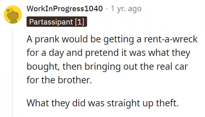 10. They just went for straight up theft