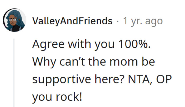 Absolutely agreed—why can't Mom join the cheer squad instead of the matchmaking mayhem?