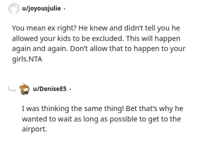 The OP should've considered the fiancé her ex the moment he defended his mom, users think.