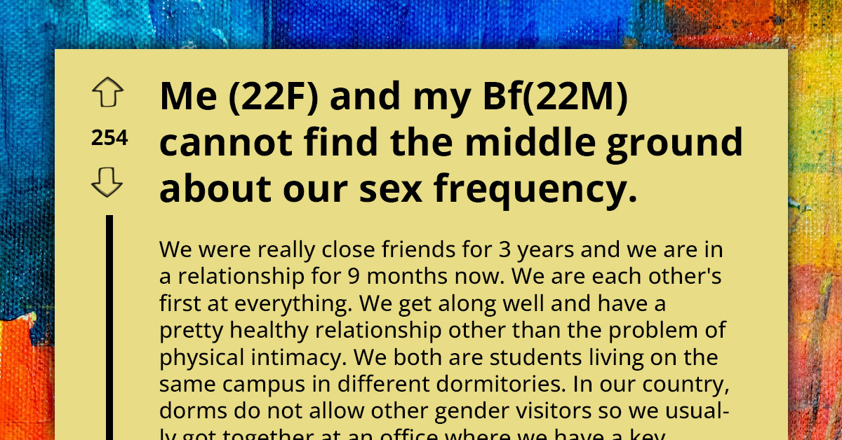Woman Is Concerned About Her Boyfriend And Her Intimacy Life As They Can't Reach An Agreement