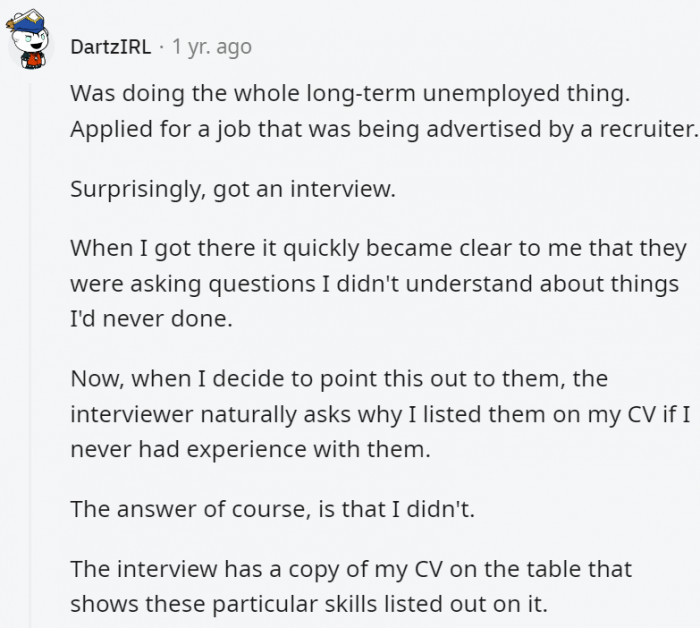 29. At least this guy was honest about it