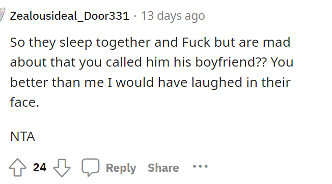 Either he's purposely keeping it a secret, or he's in denial and just not ready to say anything yet.