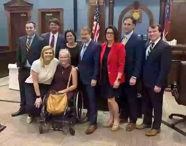 Jessica with Her Legal Team at Cook Law Group LLC.