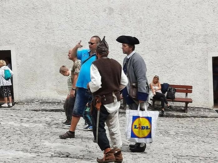 Orava Castle, Slovakia. Even Medieval Knights Need Groceries
