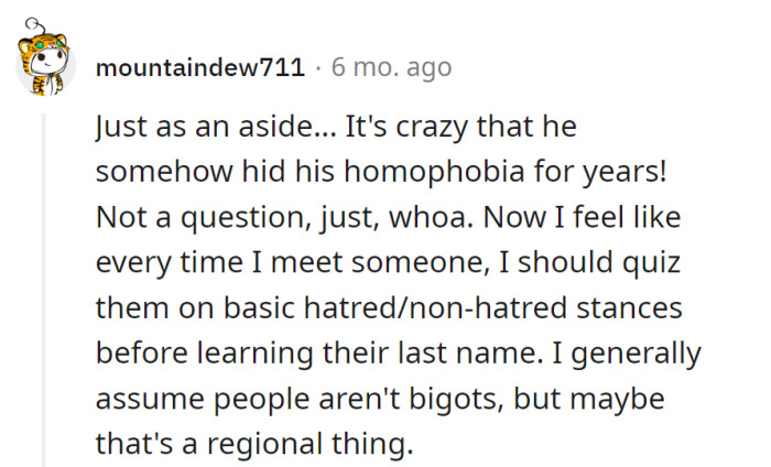 Hiding homophobia for years? Time for a new game plan.