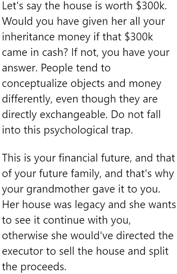 Redditor warns the OP: 